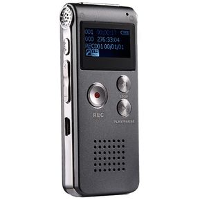 SK-012 8GB Grabadora de voz Audio digital USB con reproductor de MP3