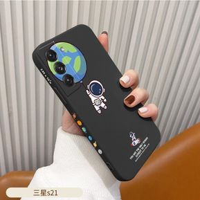 Planet Astronaut Phone Case For Samsung Galaxy S21 S20 FE S10 Note 20