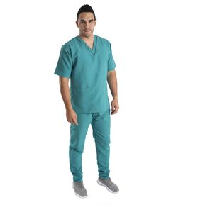 Uniforme Pijama Medica Línea A Hombre Antifluido Verde