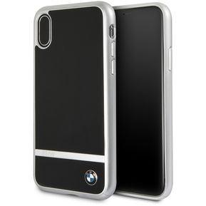 Funda Protector Carcasa BMW Aluminium Stripe iPhone X y XS-Negro