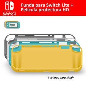 Funda de TPU para Nintendo Switch Lite con película protectora