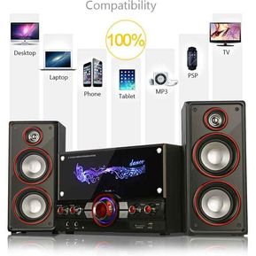 Amplificador de audio inalámbrico Bluetooth profesional Karaoke System