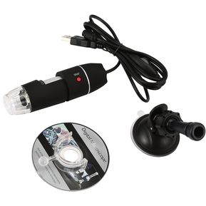 1000X Zoom 8 LED USB Digital Microscopio de bolsillo PC Prueba cámara