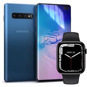 Samsung Galaxy S10+ Plus 128GB 8GB RAM Azul + Smartwatch S8...