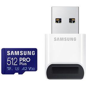 Memoria Microsd Xc Samsung Pro Plus 512gb 4k + Adaptador USB