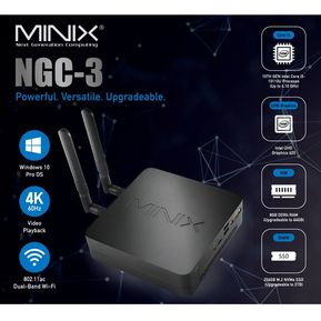 MINIX NGC-3 Intel Core i3 Mini PC con Windows 10 Pro (64 bits)
