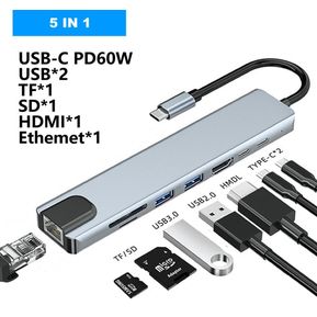 Usb C Ethernet Usb-c a Rj45lan adaptador 4K HDMI compatible