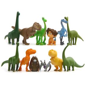 12pcs / lot The Good Dinosaurio Arlo Figure Modelo de juguet...