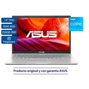 Portatil Asus X415EA-EK1940 Intel Core i3-1115g4 Ram 4gb ssd 256 Pan 14"