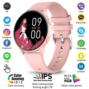 Reloj inteligente Hombres Mujeres Fitness Tracker Smart Watch