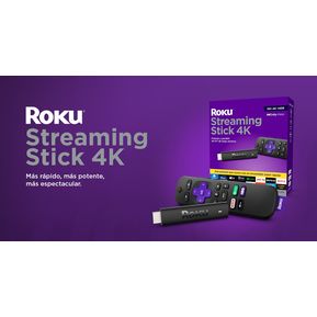 Roku Streaming Stick 4K Control Voz Original Transmite HD 4K HDR