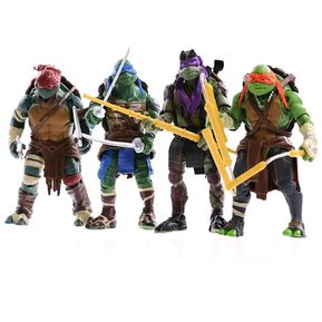Kit 4 Figuras de Acción Teenage Mutant Ninja Turtles 15cm