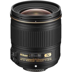Nikon AF-S NIKKOR 28mm f/1.8G Lens - Black