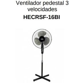 Ventilador De Pedestal 3 velocidades Home Elements 16” HECRSF-16BI