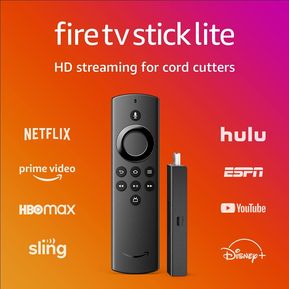 Fire TV Stick Lite con Alexa Vo Remote Lite (sin controles de TV), dispositivo de transmisión HD