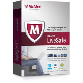 Antivirus Mc Afee Live Safe Dispositivos Ilimitados Original