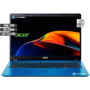 Computador Portátil Acer Intel Core I5 1035G1 SSD 256Gb Ram 12Gb Led 15.6