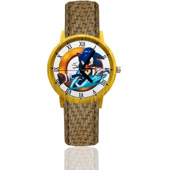 Reloj Sonic Azul Estilo Madera Mas Estuche Pimushop Linio Colombia