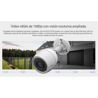 Ezviz C Mara Seguridad Wifi Inal Mbrica Exterior C Tn Full Hd