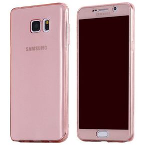 Funda de teléfono de cuerpo completo para Samsung Galaxy A10,A20,A30,A40,A50,A70,M10,M20,M30,S10 Plus,S9,S8,S7,NOTE 10 Pro,funda de TPU de silicona,360(#Rose)