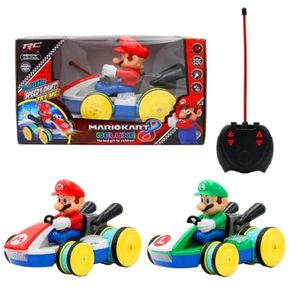 Carro Control Remoto Mario Bros Kart Luces Juguete Grande