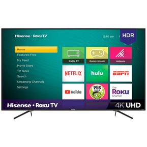 Smart TV Hisense 43" 4k Ultra HD Roku 43R7G5 Reacondicionado