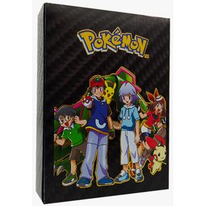 Cartas de pokemon coleccionable 55 laminas negras