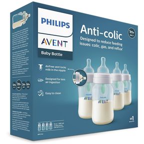 Philips AVENT - Biberón anti cólicos con ventilación AirFree, 9 onzas