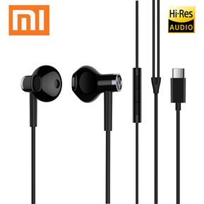 [tipo-c] Xiaomi Half In-Ear Earphones Dual Units Wire Control Headphones