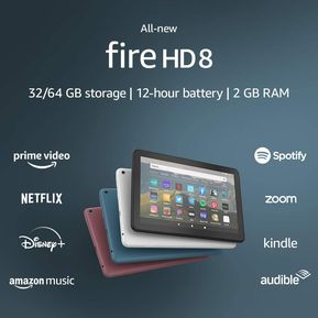 Amazon All-new Fire HD 8 tablet, 8" HD display 2020 - 32GB