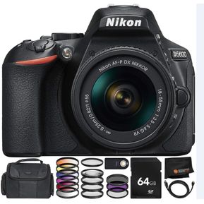 Cámara Reflex Nikon D5600 Con Lente 18-55mm Negro