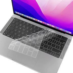 Funda ultrafina para teclado Tpu para Macbook Pro 14 y 16 M1 Pro y M1 Max Chip