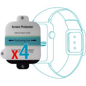 Protector para Xiaomi Amazfit GTS 2 x4