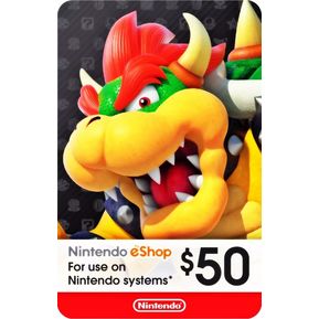 Tarjeta Nintendo Eshop 50 Usd Nintendo Switch