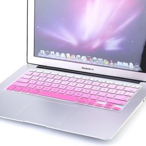 Rainbow Silicone Keyboard Case Cover Protector de piel para iMac Macbo