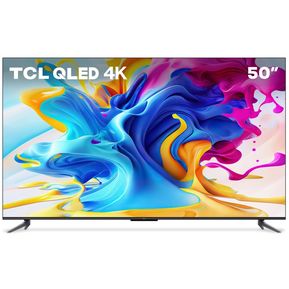 TV TCL 50" Pulgadas 127 cm 50C645 4K-UHD QLED Smart TV Google