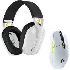 Combo Gaming Logitech Audífonos Diadema G435 + Mouse G305  Inalámbrico