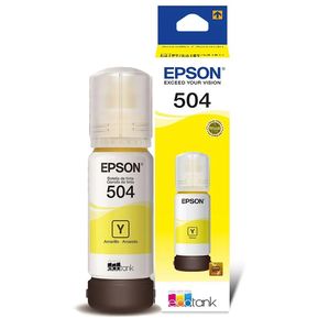 Tinta Epson Original 504 yellow para L4150 L4160 L6161