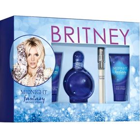 Perfume Fantasy Midnight Britney Spears 100 Ml ESTUCHE X 4 DAMA