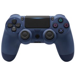 Controlador inalámbrico para PlayStation 4 con vibración dual juego Joystick - azul de medianoche