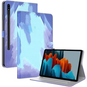 Funda de cuero para tableta para Samsung Galaxy Tab S8 / Tab S7