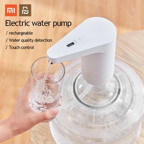Bomba de carga USB Xiaomi Dispensador de agua eléctrico Prueba de calidad del agua Blanco