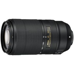 Nikon AF-P NIKKOR 70-300mm f4.5-5.6E ED VR Lens - Black