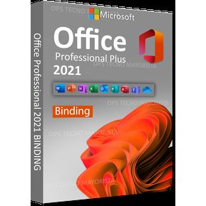 Microsoft Office 2021 Pro Plus BINDING  1 Pc I Tarjeta Key Card
