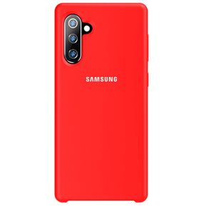 Funda Case Cover Samsung Galaxy Note 10+ Plus 5G Anti-Caída Silicon - Rojo