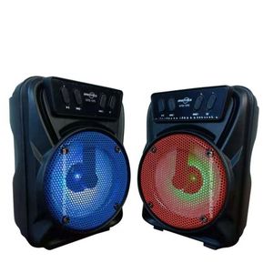 Mini bocina - parlante- Radio Bluetooth 3″ con luz LED