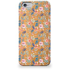 Funda para iPhone 6 Plus - Peach Blossom, Madera