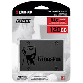 Disco Solido Kingston SSD A400 SATA 120GB en 2.5" interno