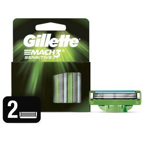 Repuestos para Afeitar Gillette Mach3 Sensitive 2 Unidades