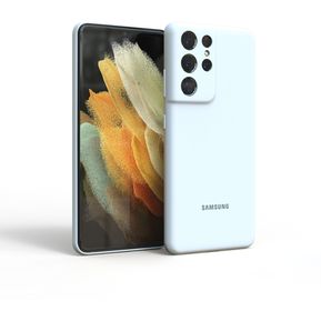 Funda de silicona para Samsung Galaxy S21 Plus S21 Ultra, carcasa pr
